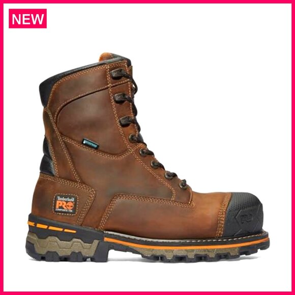 Men\'s 8-Inch Composite Safety Toe Waterproof Work Boots